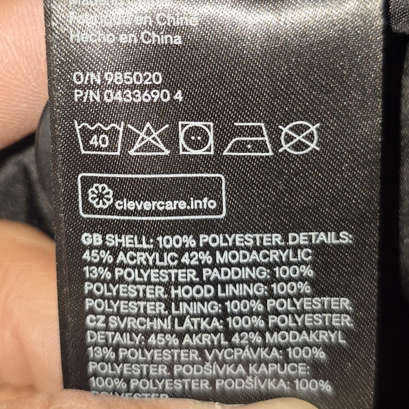 H&M Faux Fur Hooded Green Parka Coat Women’s S‎ Long Quilted Winter Jacket - Picture 14 of 16